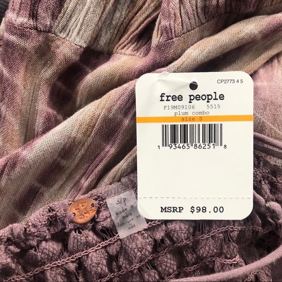 Free People Adella Tie Dye Slip Dress NWT - Picture 9 of 10